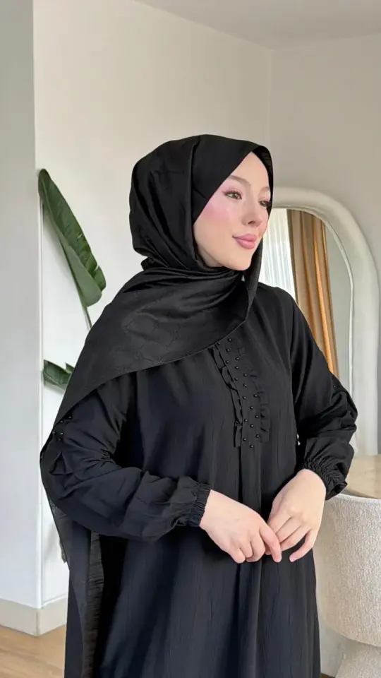 Yeni Sezon Derya Elbise Siyah