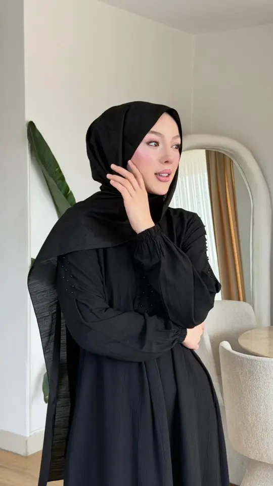 Yeni Sezon Derya Elbise Siyah