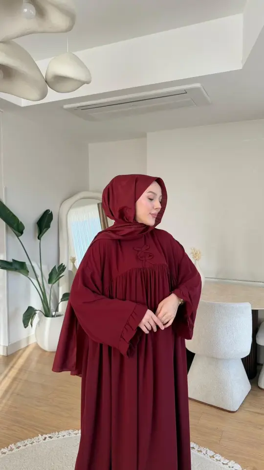 Yeni Sezon Esma Elbise Bordo