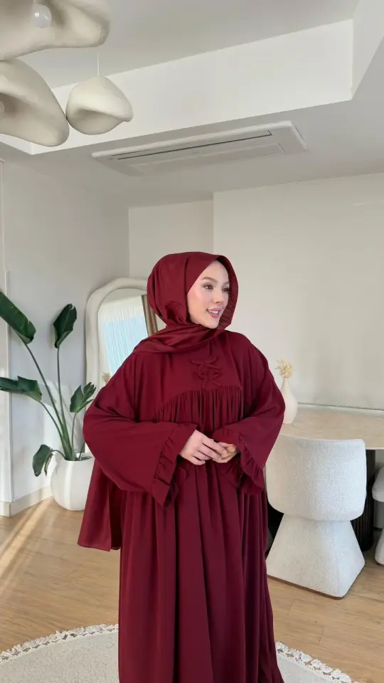 Yeni Sezon Esma Elbise Bordo