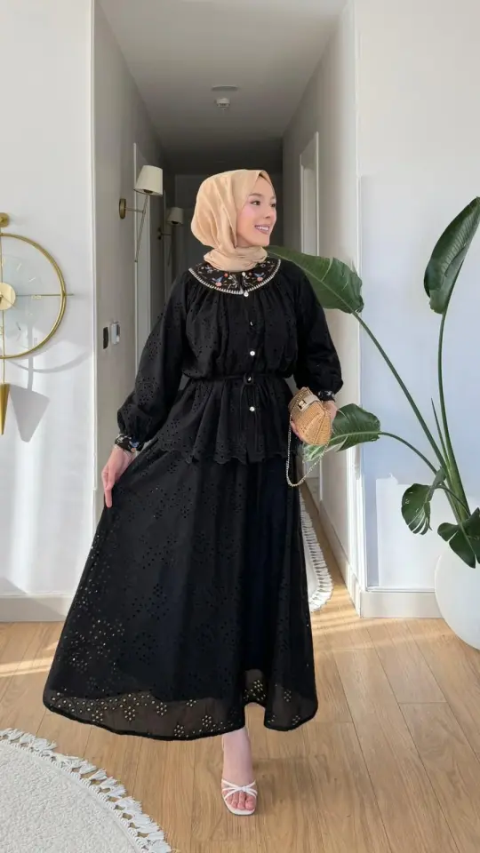 Yeni Sezon Angel Nakışlı Fisto Takım Astarlı Siyah