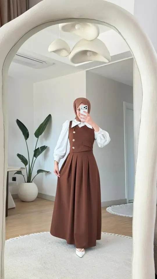 Yeni Sezon Ela Jile (Gömlek Hediyeli) Kahverengi